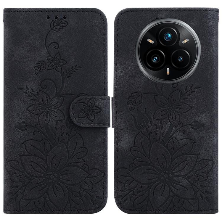 Lily Embossed Leather Phone Case, For Realme C100 4G / C100i 4G, For Realme C100 5G / 15x 5G India / P4 Lite 5G, For Realme 16 5G, For Realme 16 Pro+ 5G, For Realme 16 Pro 5G, For Realme 15T 5G, For Realme Narzo 80 Lite 4G / C71 India                  ...