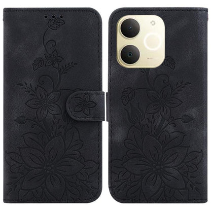 Lily Embossed Leather Phone Case, For Realme C100 4G / C100i 4G, For Realme C100 5G / 15x 5G India / P4 Lite 5G, For Realme 16 5G, For Realme 16 Pro+ 5G, For Realme 16 Pro 5G, For Realme 15T 5G, For Realme Narzo 80 Lite 4G / C71 India                  ...
