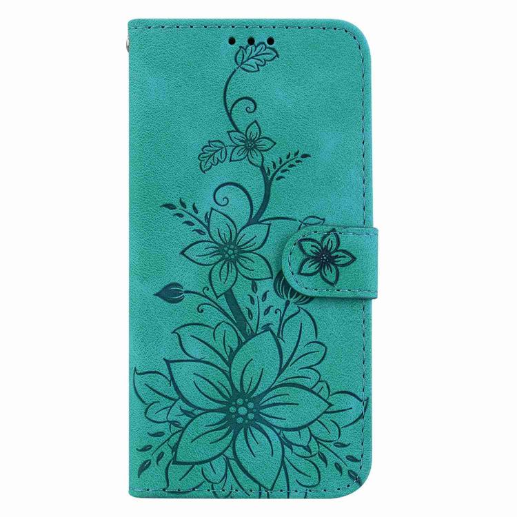 Lily Embossed Leather Phone Case, For Realme C100 4G / C100i 4G, For Realme C100 5G / 15x 5G India / P4 Lite 5G, For Realme 16 5G, For Realme 16 Pro+ 5G, For Realme 16 Pro 5G, For Realme 15T 5G, For Realme Narzo 80 Lite 4G / C71 India                  ...