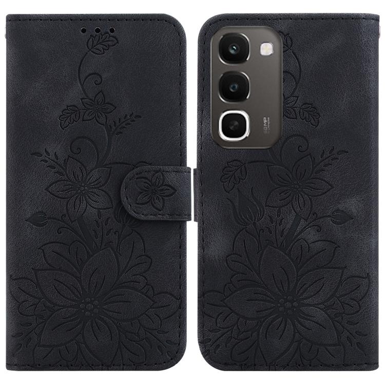 Lily Embossed Leather Phone Case, For Realme C100 4G / C100i 4G, For Realme C100 5G / 15x 5G India / P4 Lite 5G, For Realme 16 5G, For Realme 16 Pro+ 5G, For Realme 16 Pro 5G, For Realme 15T 5G, For Realme Narzo 80 Lite 4G / C71 India                  ...