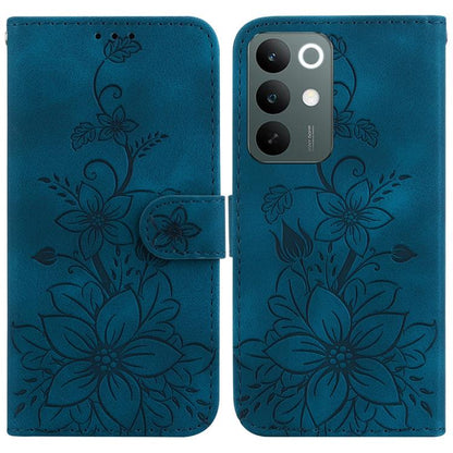 Lily Embossed Leather Phone Case, For Realme C100 4G / C100i 4G, For Realme C100 5G / 15x 5G India / P4 Lite 5G, For Realme 16 5G, For Realme 16 Pro+ 5G, For Realme 16 Pro 5G, For Realme 15T 5G, For Realme Narzo 80 Lite 4G / C71 India                  ...