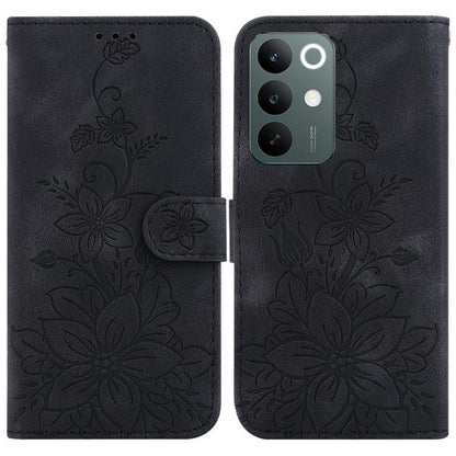 Lily Embossed Leather Phone Case, For Realme C100 4G / C100i 4G, For Realme C100 5G / 15x 5G India / P4 Lite 5G, For Realme 16 5G, For Realme 16 Pro+ 5G, For Realme 16 Pro 5G, For Realme 15T 5G, For Realme Narzo 80 Lite 4G / C71 India                  ...
