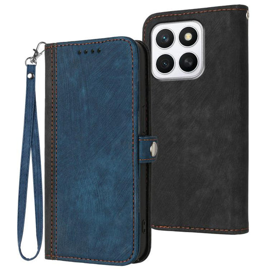 Side Buckle Double Fold Hand Strap Leather Phone Case, For Honor X8c 4G, For Honor X60 / X9c Smart, For Honor 300 Pro / Honor 300 Ultra, For Honor 300, For Honor X9c Global, For Honor Magic7 Pro, For Honor Magic7, For Honor 200, For Honor 200 Pro      ...