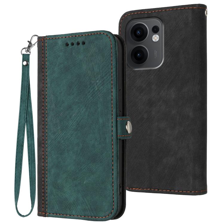 Side Buckle Double Fold Hand Strap Leather Phone Case, For OPPO A6x / A6c Global / A6 Pro India, For OPPO Reno15 Pro Max 5G Global, For OPPO Reno15 F 5G Global, For OPPO Reno15 Pro 5G Global, For OPPO Reno15 5G Global, For OPPO Find X9                 ...