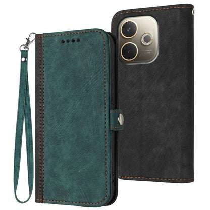 Side Buckle Double Fold Hand Strap Leather Phone Case, For OPPO A6x / A6c Global / A6 Pro India, For OPPO Reno15 Pro Max 5G Global, For OPPO Reno15 F 5G Global, For OPPO Reno15 Pro 5G Global, For OPPO Reno15 5G Global, For OPPO Find X9                 ...