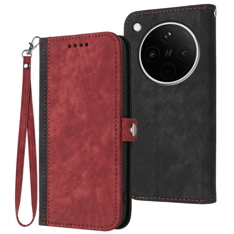 Side Buckle Double Fold Hand Strap Leather Phone Case, For OPPO A6x / A6c Global / A6 Pro India, For OPPO Reno15 Pro Max 5G Global, For OPPO Reno15 F 5G Global, For OPPO Reno15 Pro 5G Global, For OPPO Reno15 5G Global, For OPPO Find X9                 ...