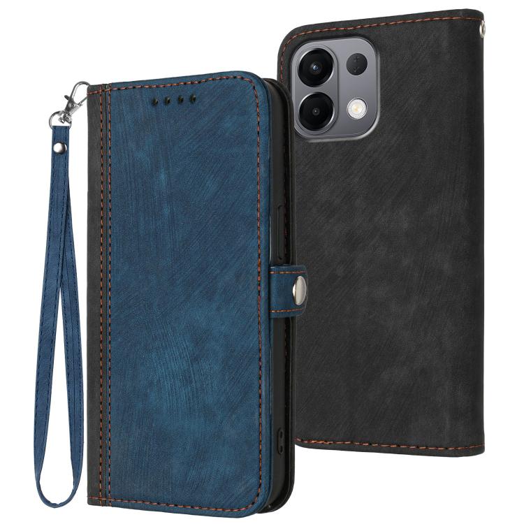 Side Buckle Double Fold Hand Strap Leather Phone Case, For OPPO A6x / A6c Global / A6 Pro India, For OPPO Reno15 Pro Max 5G Global, For OPPO Reno15 F 5G Global, For OPPO Reno15 Pro 5G Global, For OPPO Reno15 5G Global, For OPPO Find X9                 ...
