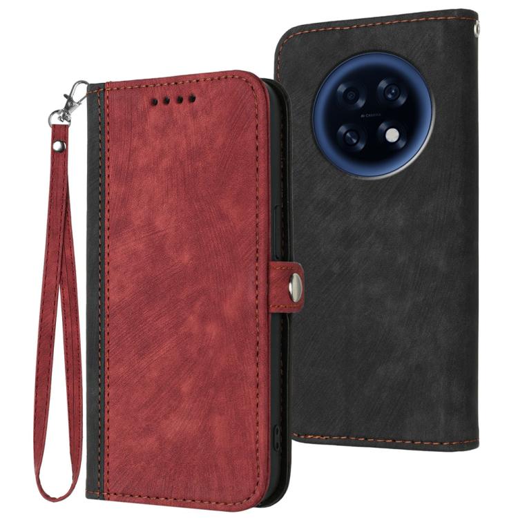 Side Buckle Double Fold Hand Strap Leather Phone Case, For OPPO A6x / A6c Global / A6 Pro India, For OPPO Reno15 Pro Max 5G Global, For OPPO Reno15 F 5G Global, For OPPO Reno15 Pro 5G Global, For OPPO Reno15 5G Global, For OPPO Find X9                 ...