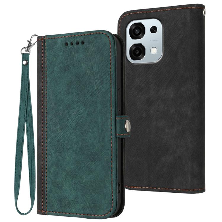 Side Buckle Double Fold Hand Strap Leather Phone Case, For OPPO A6x / A6c Global / A6 Pro India, For OPPO Reno15 Pro Max 5G Global, For OPPO Reno15 F 5G Global, For OPPO Reno15 Pro 5G Global, For OPPO Reno15 5G Global, For OPPO Find X9                 ...