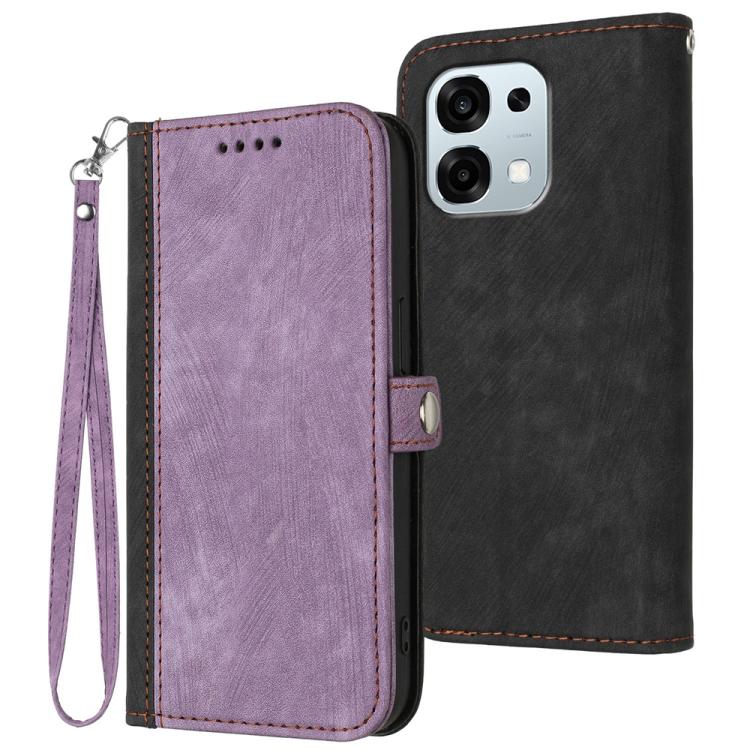 Side Buckle Double Fold Hand Strap Leather Phone Case, For OPPO A6x / A6c Global / A6 Pro India, For OPPO Reno15 Pro Max 5G Global, For OPPO Reno15 F 5G Global, For OPPO Reno15 Pro 5G Global, For OPPO Reno15 5G Global, For OPPO Find X9                 ...