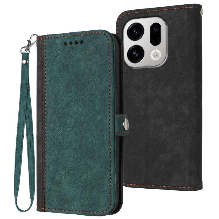 Side Buckle Double Fold Hand Strap Leather Phone Case, For OPPO A6x / A6c Global / A6 Pro India, For OPPO Reno15 Pro Max 5G Global, For OPPO Reno15 F 5G Global, For OPPO Reno15 Pro 5G Global, For OPPO Reno15 5G Global, For OPPO Find X9                 ...