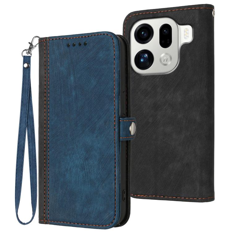 Side Buckle Double Fold Hand Strap Leather Phone Case, For OPPO A6x / A6c Global / A6 Pro India, For OPPO Reno15 Pro Max 5G Global, For OPPO Reno15 F 5G Global, For OPPO Reno15 Pro 5G Global, For OPPO Reno15 5G Global, For OPPO Find X9                 ...