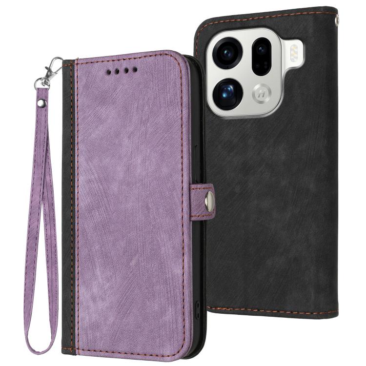 Side Buckle Double Fold Hand Strap Leather Phone Case, For OPPO A6x / A6c Global / A6 Pro India, For OPPO Reno15 Pro Max 5G Global, For OPPO Reno15 F 5G Global, For OPPO Reno15 Pro 5G Global, For OPPO Reno15 5G Global, For OPPO Find X9                 ...