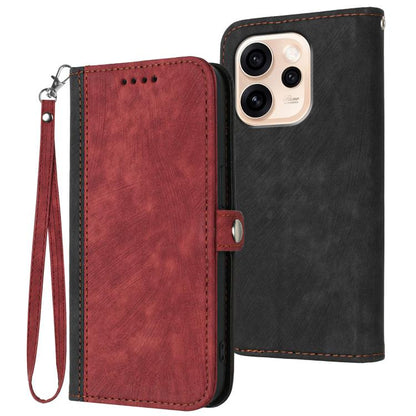 Side Buckle Double Fold Hand Strap Leather Phone Case, For OPPO A6x / A6c Global / A6 Pro India, For OPPO Reno15 Pro Max 5G Global, For OPPO Reno15 F 5G Global, For OPPO Reno15 Pro 5G Global, For OPPO Reno15 5G Global, For OPPO Find X9                 ...
