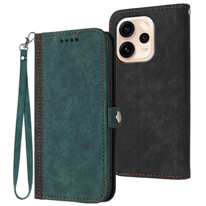 Side Buckle Double Fold Hand Strap Leather Phone Case, For OPPO A6x / A6c Global / A6 Pro India, For OPPO Reno15 Pro Max 5G Global, For OPPO Reno15 F 5G Global, For OPPO Reno15 Pro 5G Global, For OPPO Reno15 5G Global, For OPPO Find X9                 ...