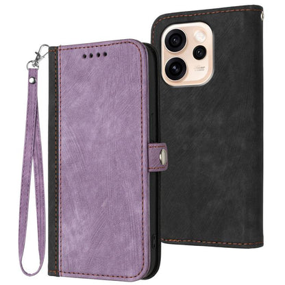 Side Buckle Double Fold Hand Strap Leather Phone Case, For OPPO A6x / A6c Global / A6 Pro India, For OPPO Reno15 Pro Max 5G Global, For OPPO Reno15 F 5G Global, For OPPO Reno15 Pro 5G Global, For OPPO Reno15 5G Global, For OPPO Find X9                 ...