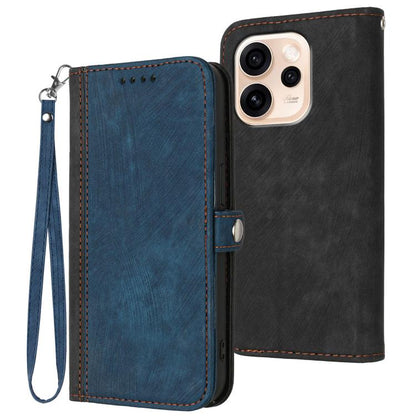 Side Buckle Double Fold Hand Strap Leather Phone Case, For OPPO A6x / A6c Global / A6 Pro India, For OPPO Reno15 Pro Max 5G Global, For OPPO Reno15 F 5G Global, For OPPO Reno15 Pro 5G Global, For OPPO Reno15 5G Global, For OPPO Find X9                 ...