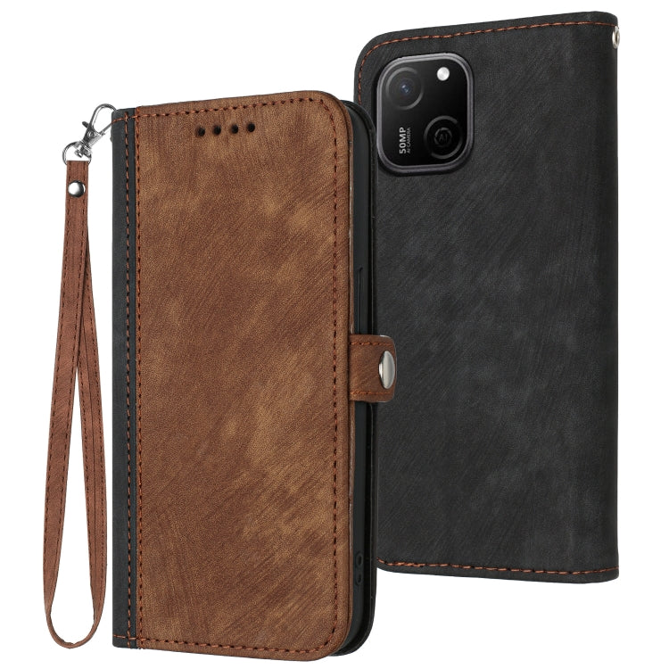 Side Buckle Double Fold Hand Strap Leather Phone Case, For Huawei Enjoy 80 Plus, For Huawei Pura 80 5G, For Huawei Mate 70 Pro / Mate 70 Pro+, For Huawei Mate 70, For Huawei Pura 70 Pro / Pura 70 Pro+, For Huawei nova 12i, For Huawei nova 12s          ...