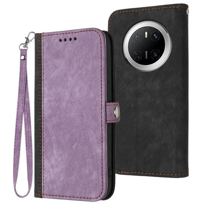 Side Buckle Double Fold Hand Strap Leather Phone Case, For Huawei Enjoy 80 Plus, For Huawei Pura 80 5G, For Huawei Mate 70 Pro / Mate 70 Pro+, For Huawei Mate 70, For Huawei Pura 70 Pro / Pura 70 Pro+, For Huawei nova 12i, For Huawei nova 12s          ...