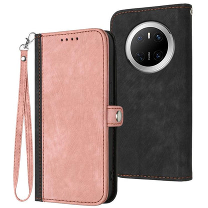 Side Buckle Double Fold Hand Strap Leather Phone Case, For Huawei Enjoy 80 Plus, For Huawei Pura 80 5G, For Huawei Mate 70 Pro / Mate 70 Pro+, For Huawei Mate 70, For Huawei Pura 70 Pro / Pura 70 Pro+, For Huawei nova 12i, For Huawei nova 12s          ...