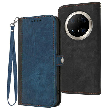 Side Buckle Double Fold Hand Strap Leather Phone Case, For Huawei Enjoy 80 Plus, For Huawei Pura 80 5G, For Huawei Mate 70 Pro / Mate 70 Pro+, For Huawei Mate 70, For Huawei Pura 70 Pro / Pura 70 Pro+, For Huawei nova 12i, For Huawei nova 12s          ...