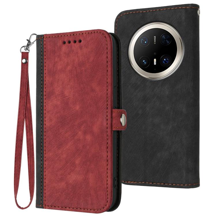 Side Buckle Double Fold Hand Strap Leather Phone Case, For Huawei Enjoy 80 Plus, For Huawei Pura 80 5G, For Huawei Mate 70 Pro / Mate 70 Pro+, For Huawei Mate 70, For Huawei Pura 70 Pro / Pura 70 Pro+, For Huawei nova 12i, For Huawei nova 12s          ...