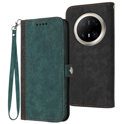 Side Buckle Double Fold Hand Strap Leather Phone Case, For Huawei Enjoy 80 Plus, For Huawei Pura 80 5G, For Huawei Mate 70 Pro / Mate 70 Pro+, For Huawei Mate 70, For Huawei Pura 70 Pro / Pura 70 Pro+, For Huawei nova 12i, For Huawei nova 12s          ...
