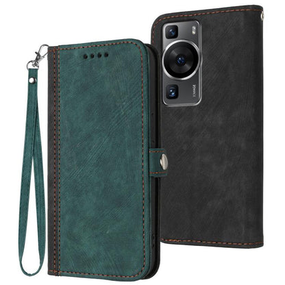 Side Buckle Double Fold Hand Strap Leather Phone Case, For Huawei Enjoy 80 Plus, For Huawei Pura 80 5G, For Huawei Mate 70 Pro / Mate 70 Pro+, For Huawei Mate 70, For Huawei Pura 70 Pro / Pura 70 Pro+, For Huawei nova 12i, For Huawei nova 12s          ...