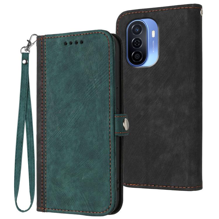 Side Buckle Double Fold Hand Strap Leather Phone Case, For Huawei Enjoy 80 Plus, For Huawei Pura 80 5G, For Huawei Mate 70 Pro / Mate 70 Pro+, For Huawei Mate 70, For Huawei Pura 70 Pro / Pura 70 Pro+, For Huawei nova 12i, For Huawei nova 12s          ...