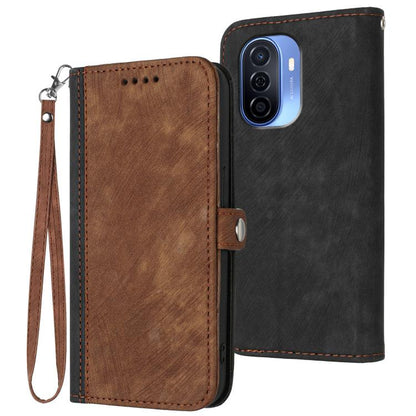 Side Buckle Double Fold Hand Strap Leather Phone Case, For Huawei Enjoy 80 Plus, For Huawei Pura 80 5G, For Huawei Mate 70 Pro / Mate 70 Pro+, For Huawei Mate 70, For Huawei Pura 70 Pro / Pura 70 Pro+, For Huawei nova 12i, For Huawei nova 12s          ...