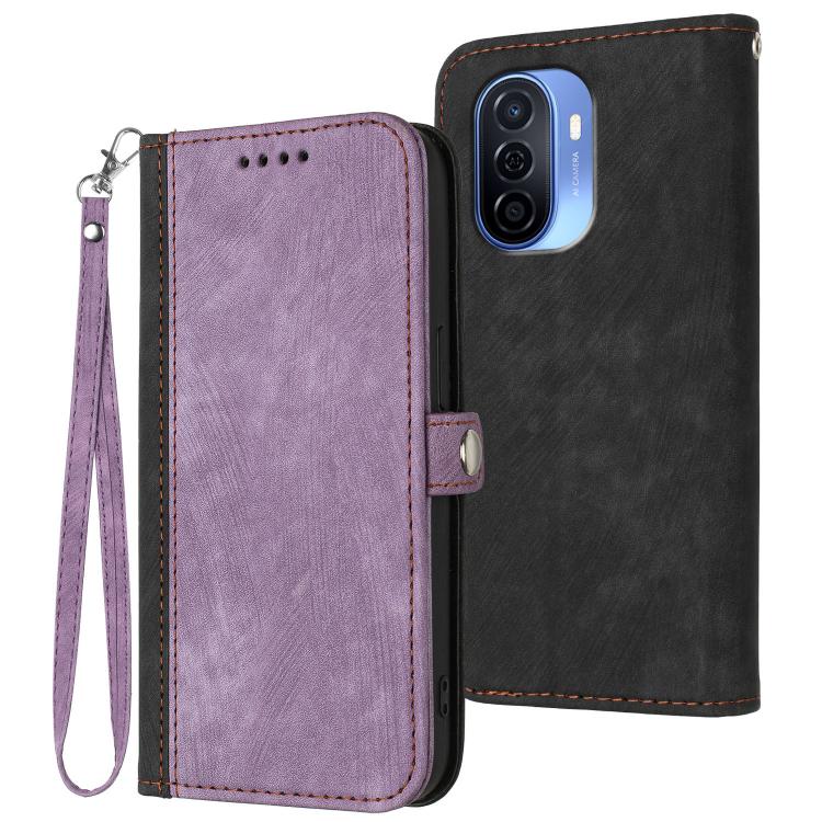 Side Buckle Double Fold Hand Strap Leather Phone Case, For Huawei Enjoy 80 Plus, For Huawei Pura 80 5G, For Huawei Mate 70 Pro / Mate 70 Pro+, For Huawei Mate 70, For Huawei Pura 70 Pro / Pura 70 Pro+, For Huawei nova 12i, For Huawei nova 12s          ...