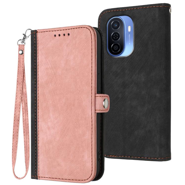 Side Buckle Double Fold Hand Strap Leather Phone Case, For Huawei Enjoy 80 Plus, For Huawei Pura 80 5G, For Huawei Mate 70 Pro / Mate 70 Pro+, For Huawei Mate 70, For Huawei Pura 70 Pro / Pura 70 Pro+, For Huawei nova 12i, For Huawei nova 12s          ...
