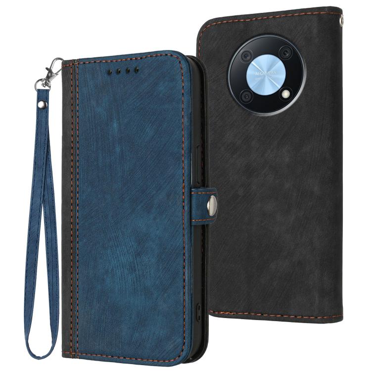 Side Buckle Double Fold Hand Strap Leather Phone Case, For Huawei Enjoy 80 Plus, For Huawei Pura 80 5G, For Huawei Mate 70 Pro / Mate 70 Pro+, For Huawei Mate 70, For Huawei Pura 70 Pro / Pura 70 Pro+, For Huawei nova 12i, For Huawei nova 12s          ...