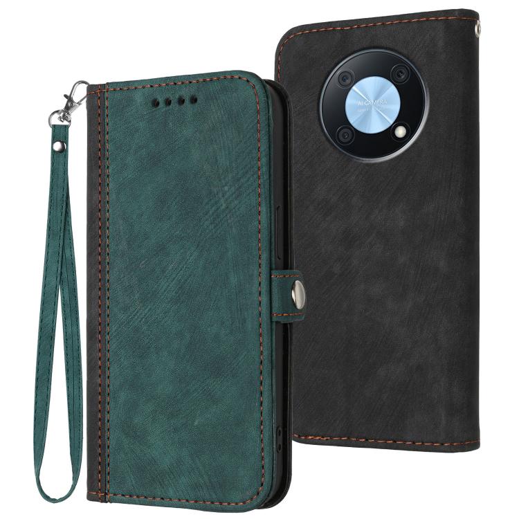 Side Buckle Double Fold Hand Strap Leather Phone Case, For Huawei Enjoy 80 Plus, For Huawei Pura 80 5G, For Huawei Mate 70 Pro / Mate 70 Pro+, For Huawei Mate 70, For Huawei Pura 70 Pro / Pura 70 Pro+, For Huawei nova 12i, For Huawei nova 12s          ...