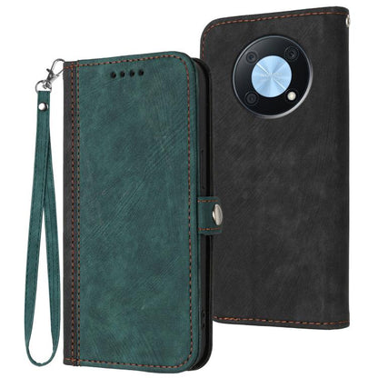 Side Buckle Double Fold Hand Strap Leather Phone Case, For Huawei Enjoy 80 Plus, For Huawei Pura 80 5G, For Huawei Mate 70 Pro / Mate 70 Pro+, For Huawei Mate 70, For Huawei Pura 70 Pro / Pura 70 Pro+, For Huawei nova 12i, For Huawei nova 12s          ...