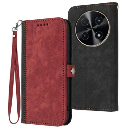 Side Buckle Double Fold Hand Strap Leather Phone Case, For Huawei Enjoy 80 Plus, For Huawei Pura 80 5G, For Huawei Mate 70 Pro / Mate 70 Pro+, For Huawei Mate 70, For Huawei Pura 70 Pro / Pura 70 Pro+, For Huawei nova 12i, For Huawei nova 12s          ...