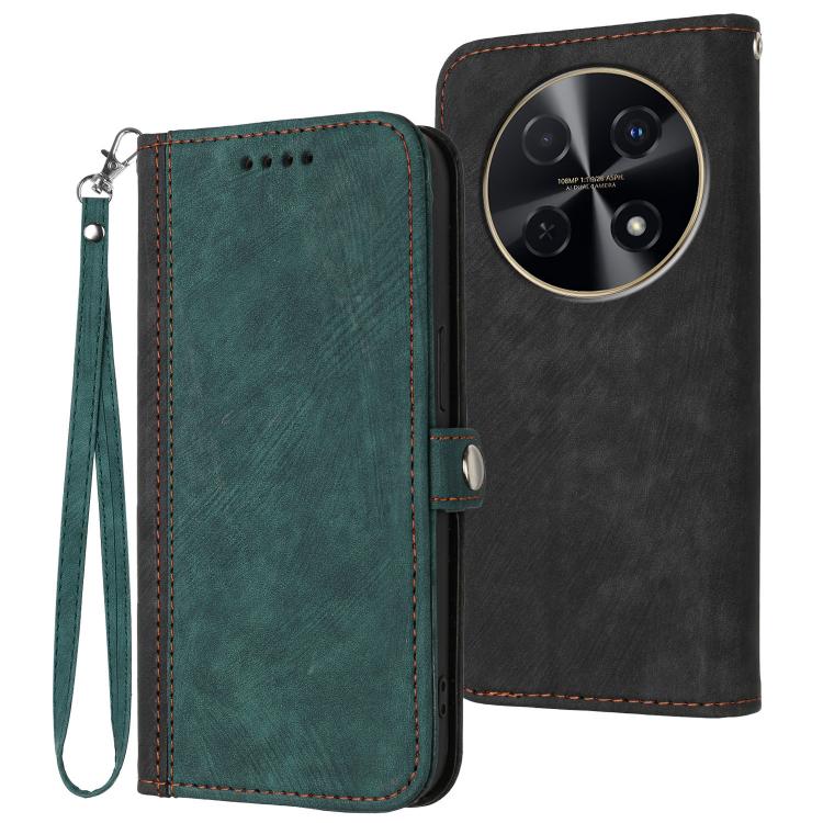 Side Buckle Double Fold Hand Strap Leather Phone Case, For Huawei Enjoy 80 Plus, For Huawei Pura 80 5G, For Huawei Mate 70 Pro / Mate 70 Pro+, For Huawei Mate 70, For Huawei Pura 70 Pro / Pura 70 Pro+, For Huawei nova 12i, For Huawei nova 12s          ...