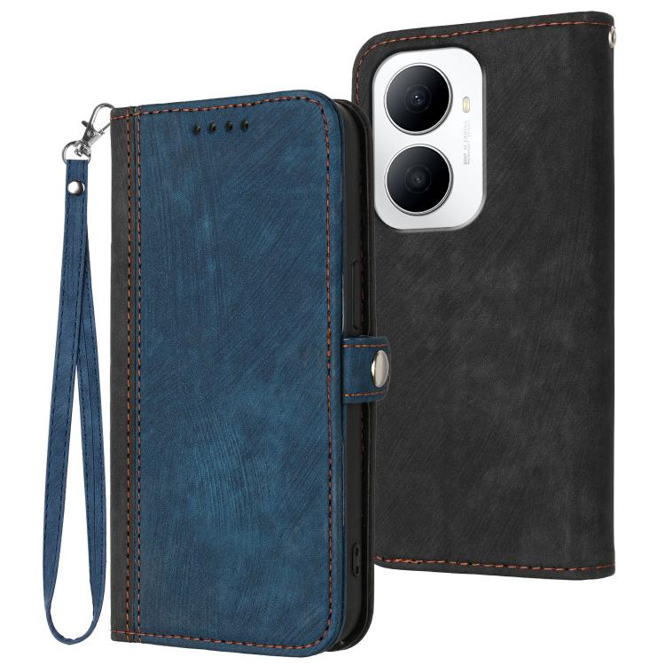 Side Buckle Double Fold Hand Strap Leather Phone Case, For Huawei Enjoy 80 Plus, For Huawei Pura 80 5G, For Huawei Mate 70 Pro / Mate 70 Pro+, For Huawei Mate 70, For Huawei Pura 70 Pro / Pura 70 Pro+, For Huawei nova 12i, For Huawei nova 12s          ...