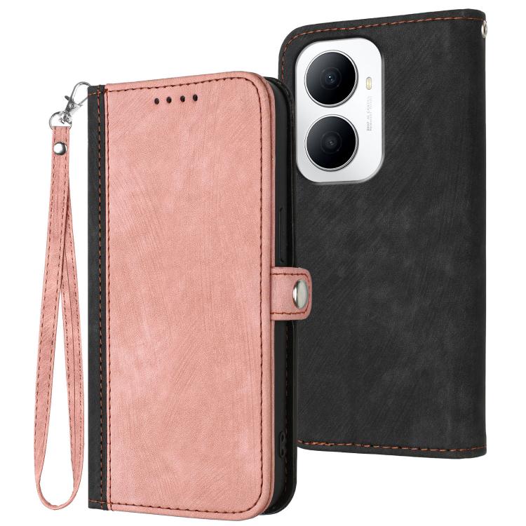Side Buckle Double Fold Hand Strap Leather Phone Case, For Huawei Enjoy 80 Plus, For Huawei Pura 80 5G, For Huawei Mate 70 Pro / Mate 70 Pro+, For Huawei Mate 70, For Huawei Pura 70 Pro / Pura 70 Pro+, For Huawei nova 12i, For Huawei nova 12s          ...