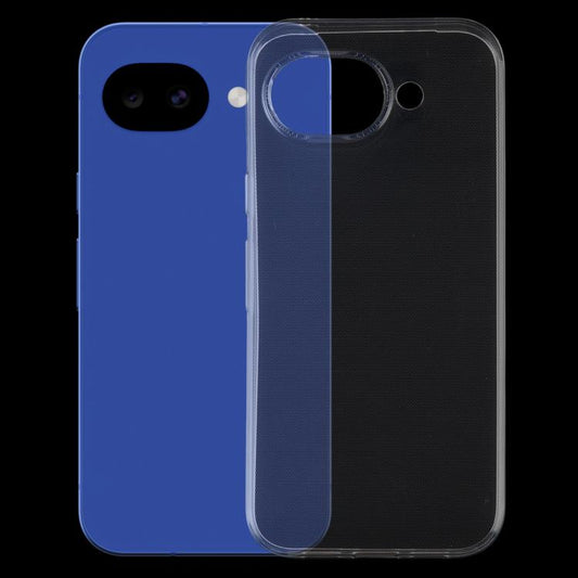 Ultra-thin clear TPU phone case with raised camera and speaker cutouts