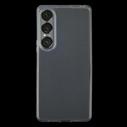 Transparent TPU phone case, full back coverage with camera cutout and slim edges