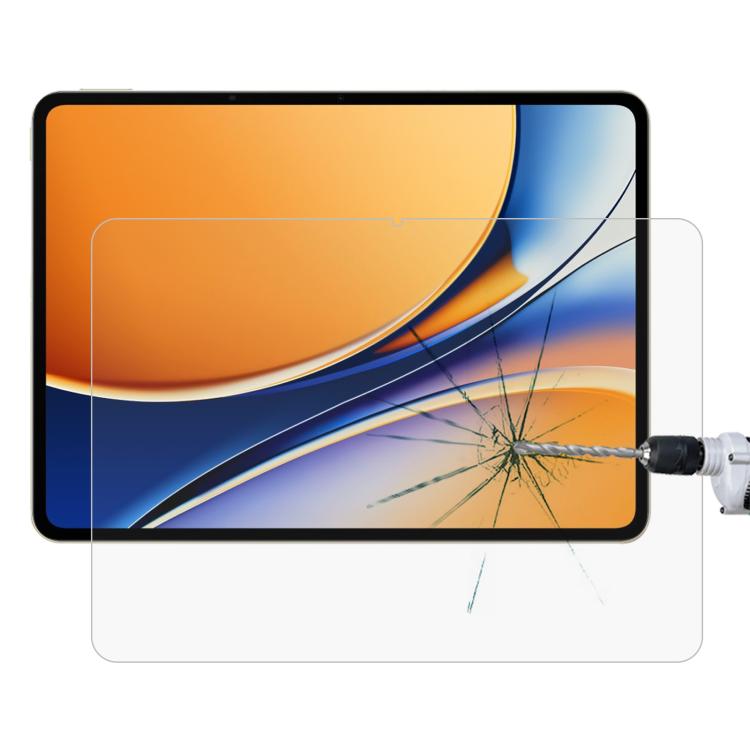 Tablet tempered glass screen protector film, clear fit, impacts and cracks protection