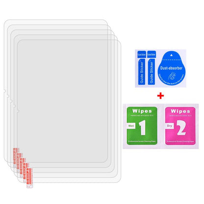 25-piece clear tempered glass screen protector films with cleaning wipes