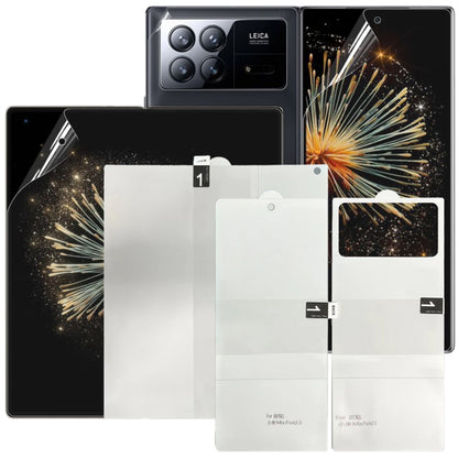 Full Screen Protector Explosion-proof Big + Front + Back Screen Hydrogel Film, For Xiaomi Mix Fold 3