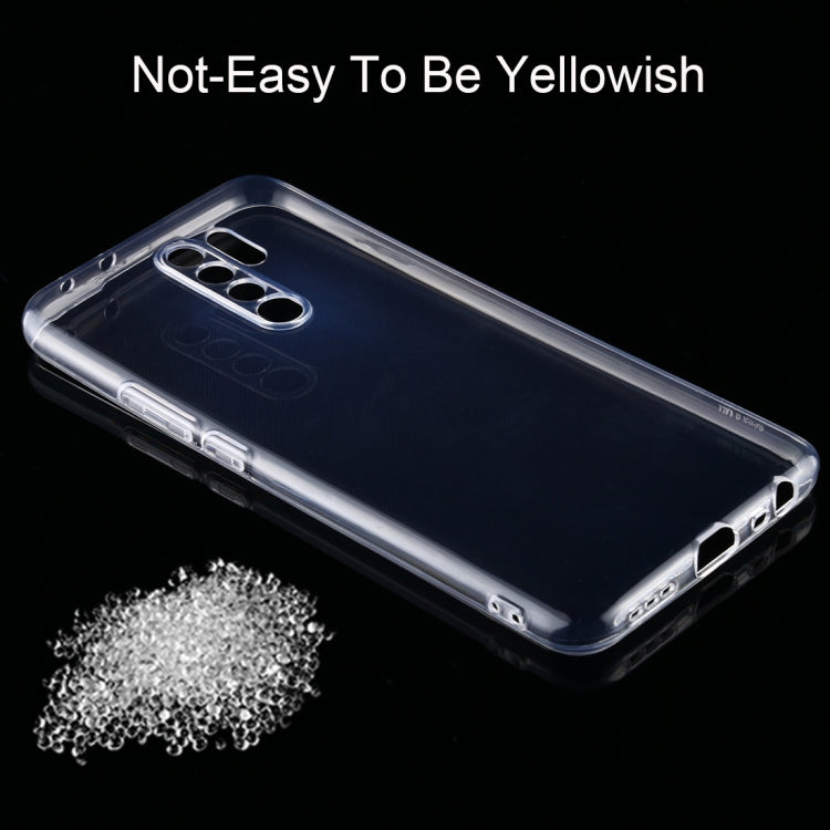 Clear TPU phone case with raised camera ring and full access to ports and buttons