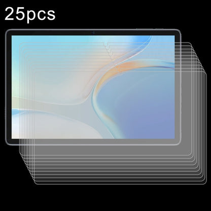 25-pack tempered glass screen protectors, full-coverage for tablet display