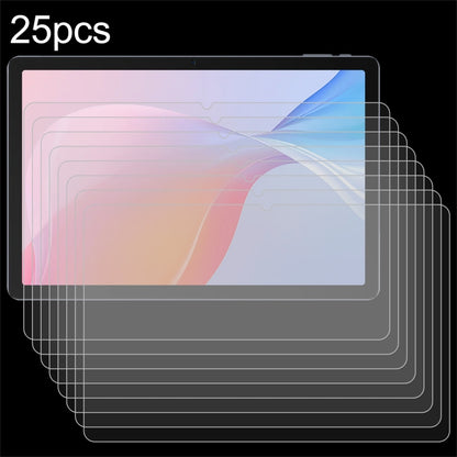 25-pack tempered glass screen protectors with cutouts for tablet controls
