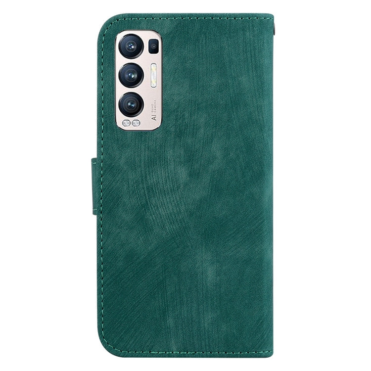 Little Tiger Embossed Leather Phone Case, For OPPO Find X3 Neo / Reno5 Pro+ 5G