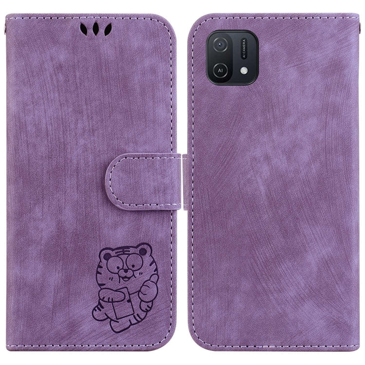 Little Tiger Embossed Leather Phone Case, For OPPO A57 4G / 5G / A57S 4G Global, For OPPO Reno9 Pro, For OPPO Reno9 Pro+, For OPPO A17 / A17K, For OPPO Reno8 Pro 5G Global, For OPPO Reno8 5G, For OPPO A96 5G / Reno7 Z 5G                                ...