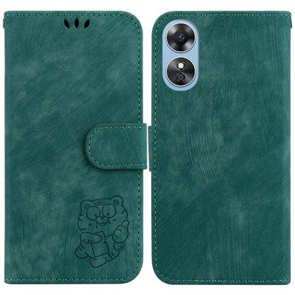Little Tiger Embossed Leather Phone Case, For OPPO A57 4G / 5G / A57S 4G Global, For OPPO Reno9 Pro, For OPPO Reno9 Pro+, For OPPO A17 / A17K, For OPPO Reno8 Pro 5G Global, For OPPO Reno8 5G, For OPPO A96 5G / Reno7 Z 5G                                ...